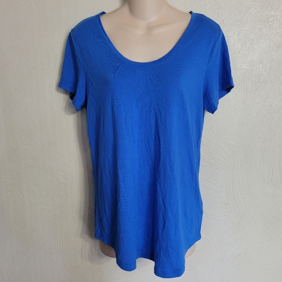 a.n.a Bundle of 2 Orange and Blue Short Sleeve Casual T-shirts Size Womens Small - Picture 2 of 10